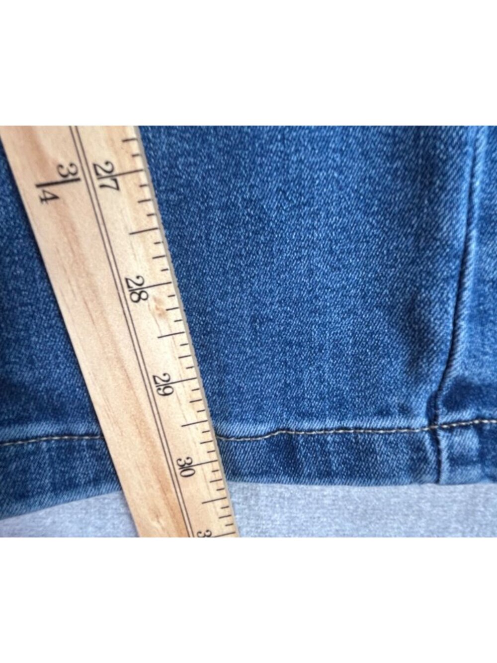 Calvin Klein Bootcut Jeans Women's Size 30 Denim High Rise Stretch Casual Zip - Picture 2 of 11